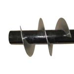 Stainless Steel Shaftless Screw Auger Conveyor For Dyeing Sewage Treatment