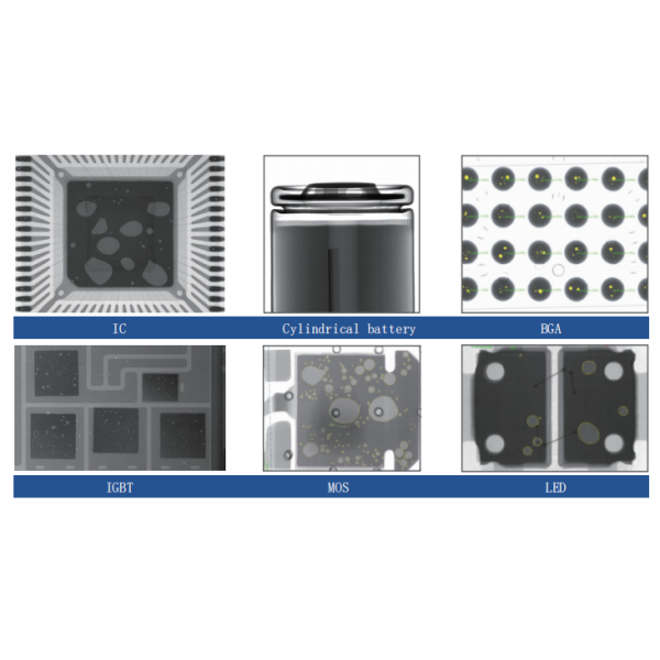 7μm Imaging IC Bonding Wire Break Xray AX9100 UNICOMP Semiconductor Chip Packaging Testing Equipment