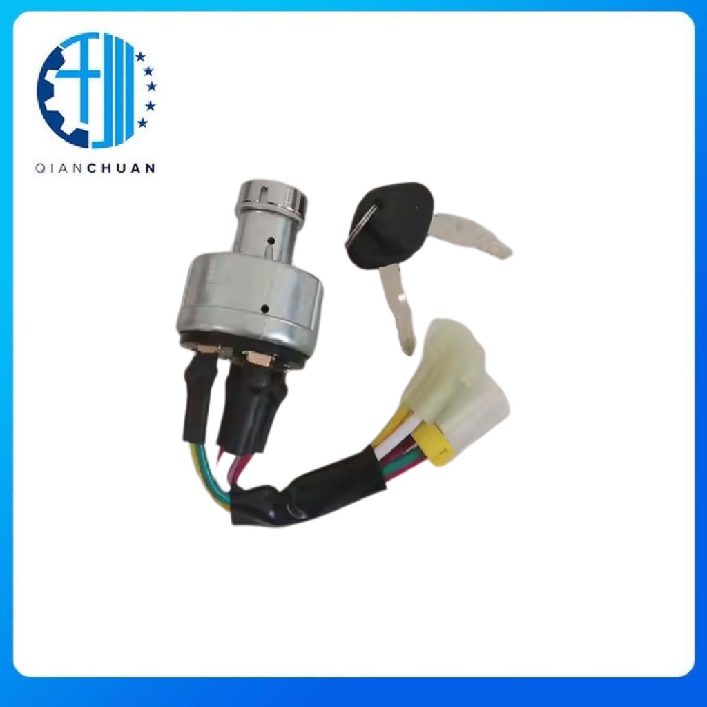 Ignition Starter Switch With Key 14526158 14529152 For EC55 EC210 EC240 Excavator Engine Spare Parts