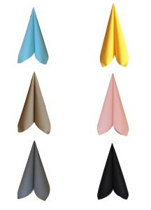 Wholesale Linen Feel 1layer Guest Luxury Paper Napkin Colorful 25*25cm Size from china suppliers