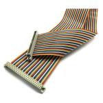 2.54mm 40 Pin IDC Flat Ribbon Cable UL2651 standard For Automotive