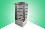 Five Sheves Four Face Show Pop Cardboard Display Stands Promoting Skincare