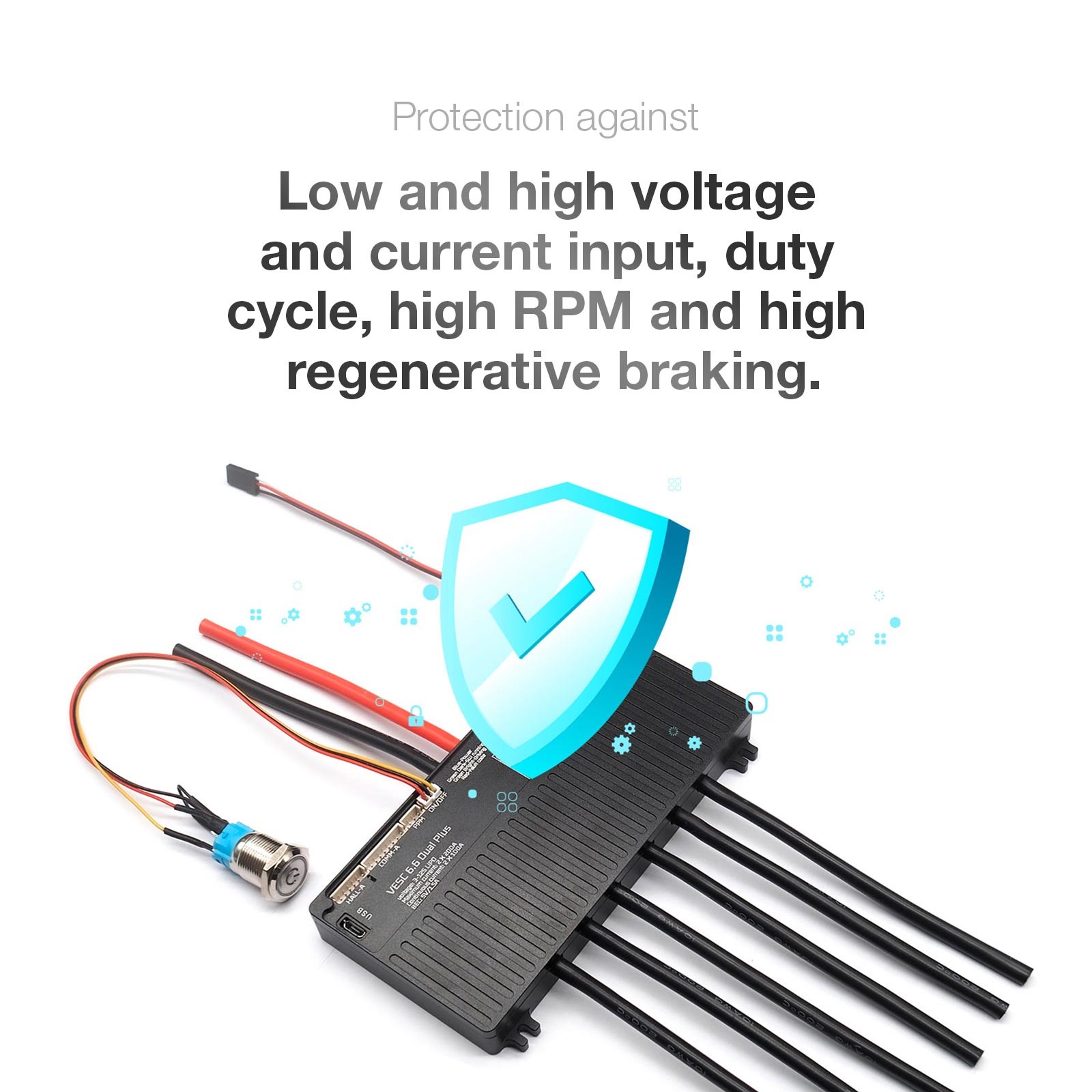VESC 6 Dual Drive Motor Controller Motor ESC For Electric Skateboard ESK And Scooter