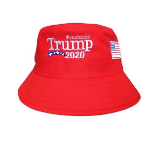 Wholesale Red Donald Trump Bucket Hat , Keep America Great MAGA Bucket Hat President 2020 from china suppliers