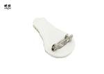 Light Shape Personalised PVC Lapel Pin Badges Safe Pin Attached