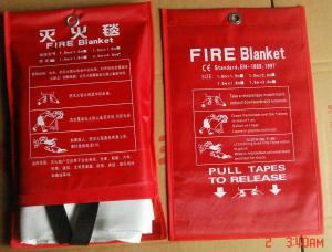 Wholesale 2m*2m  Glassfiber  Fire Blanket Fire fighting blanket from china suppliers