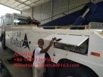 360 Degree Rotation Crane Wrecker Tow Heavy Cargo Truck For Broken Car Tow
