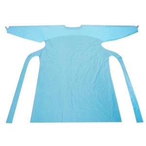 Wholesale No Stimulus To Skin CPE Blue Isolation Gowns , Disposable Isolation Clothes from china suppliers
