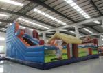 Colourful Digital Printing Toddler Bounce House , Geological Park Bounce Round