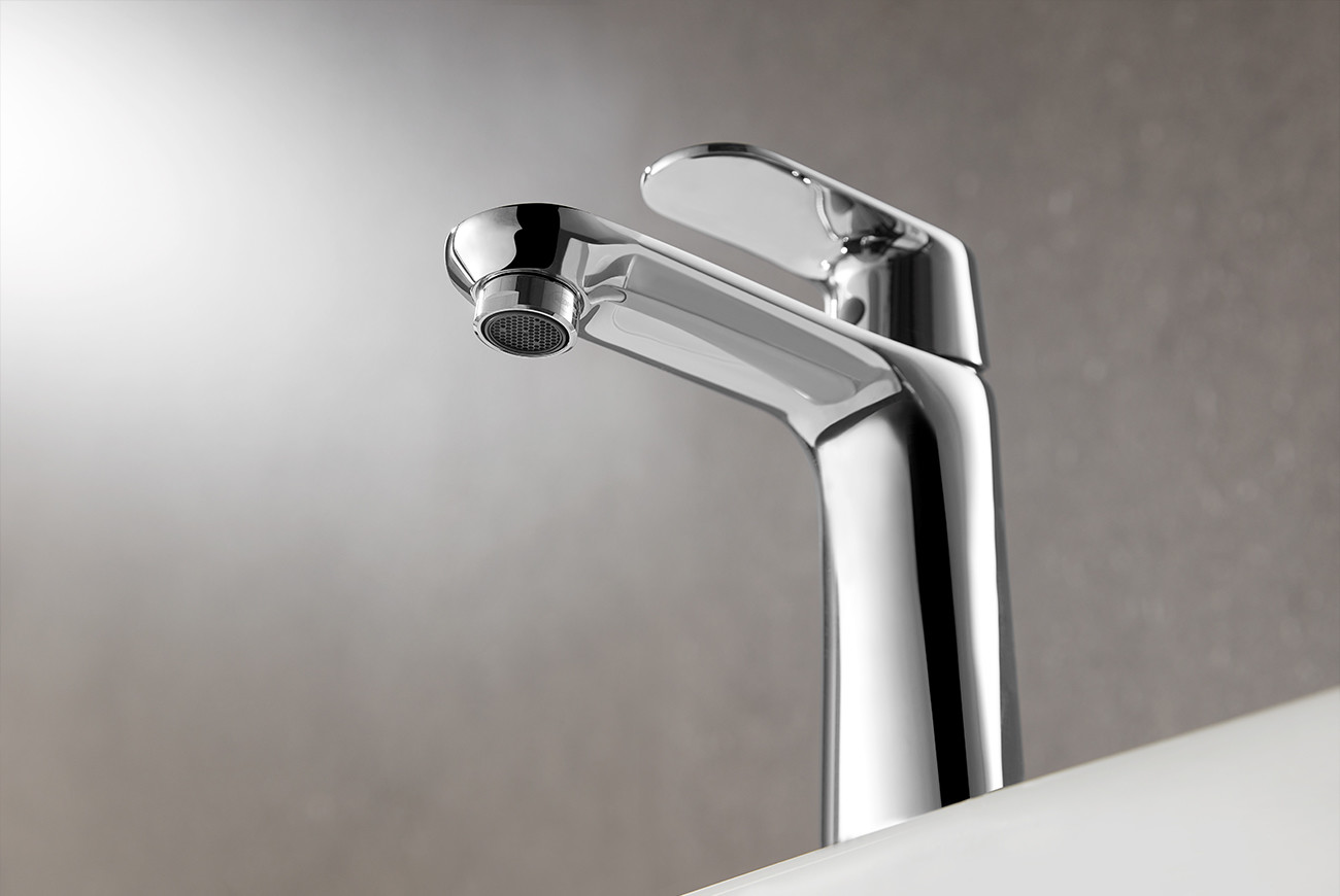 Basin Faucets Washroom Counter Mounted Brass Tap Single Lever Washroom Basin Faucets Mixer