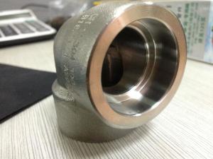 Wholesale 90 Degree Forged Steel Pipe Fittings Elbow 1 / 2 Inch Npt A182 F11 from china suppliers