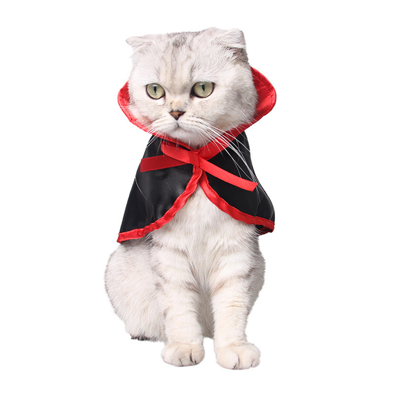 S Size Satin Cloth Dog Christmas Wear 28x29cm