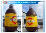Giant Bottle Outdoor Inflatable Advertising Signs Strong PVC Tarpaulin