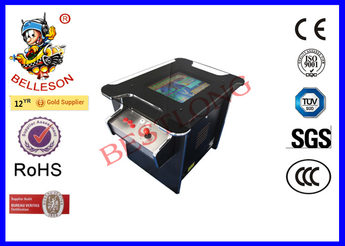 4 Player Arcade Cabinet Coin Operated Game Machines With Stainless Steel Control Panel