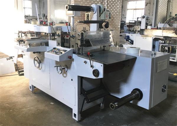 Narrow Webbing Professional Die Cut Machine , Label Punching Machine 320mm Paper