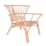 Luxury Cane Modern Chair Adjustable Wooden Wicker Rattan Bar Chairs Outdoor