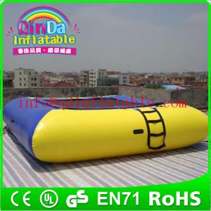 China Inflatable water park games air bouncer inflatable trampoline,cheap water trampolin on sale