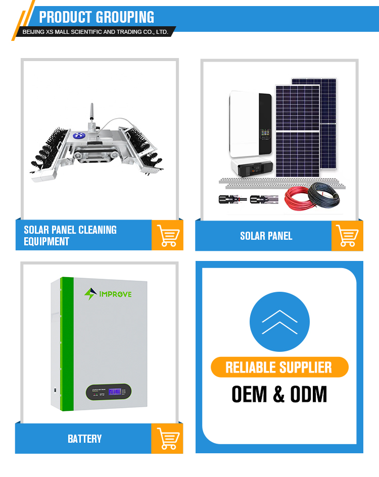 Autonomous Work PV Panel Cleaning Robot 450m2/H2 Anti Fall Protection Mobile App Control