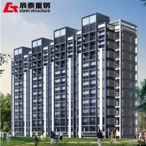 Buy cheap Commercial Steel Structure High Rise Building , Prefab Building Construction from wholesalers
