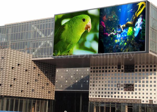 1R1G1B Outdoor LED Signs , Led Video Screen Rental 10mm Pixel Pitch For
