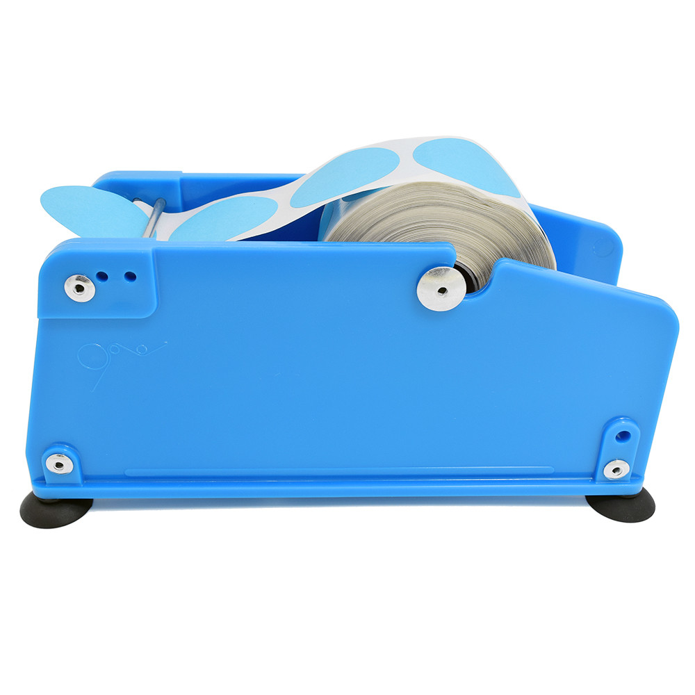 Blue desktop label dispenser roll sticker label peeling dispenser