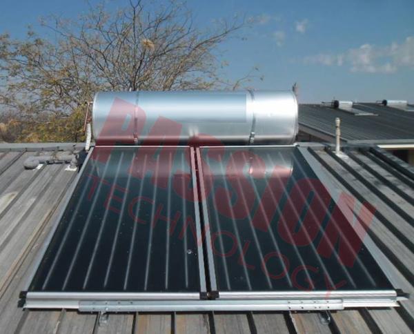 Quality Pressurized Flat Plate Solar Water Heater Rooftop Intelligent Controller High Efficient for sale