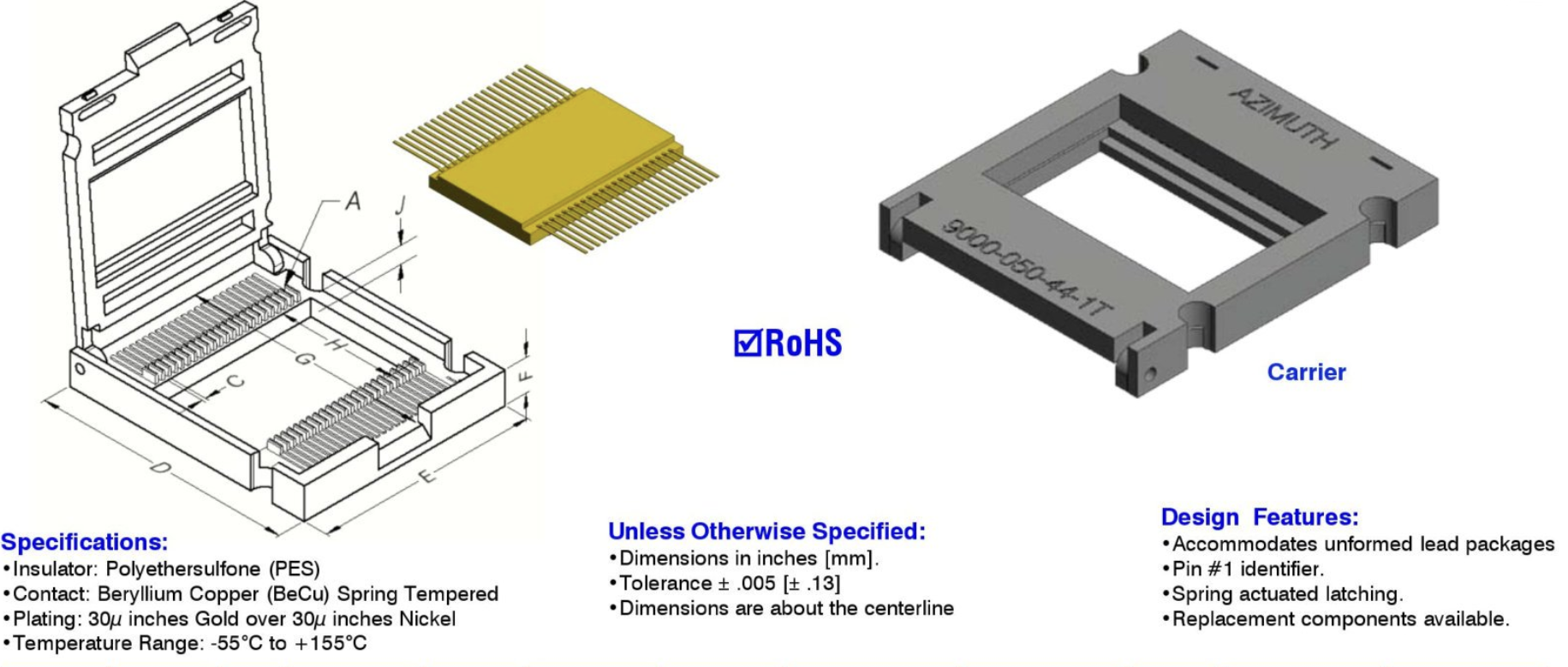 Dual Flat Pack 9500/9000-050-44-1T Versatile and Durable Material for Your Production Needs