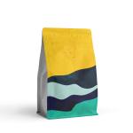 250g Matte Coffee Pouch Flat Bottom Bag 150microns
