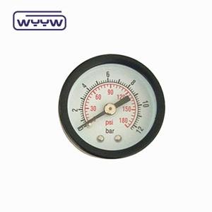 Wholesale Small Newest Products Promotion 0-160 Psi 0-10 Bar 1/8 Npt 40mm Axial Pressure Gauge from china suppliers