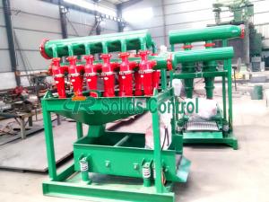 China Mud Drilling Desilter Hydrocyclone 0.25 - 0.4Mpa Working Pressure DN200mm Outlet Size on sale
