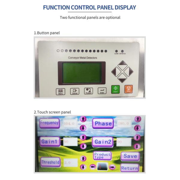 Conveyor Belt Food Metal Detector Machine for Food Processing Industry Contamination Detection