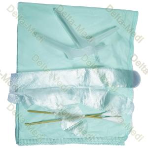 Wholesale Disposable Sterile Gynecological Examination Kit with Vaginal speculum Underpad Cotton swabs Disposable PE exam gloves from china suppliers
