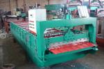 1250 MM Feeding Width Metal Roof Roll Forming Machine 1.5 Inch Chain Drive