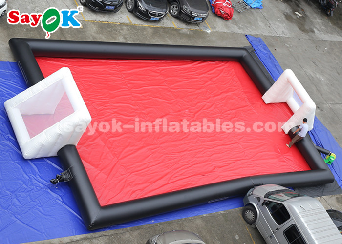 giant inflatable football 15*8m PVC Tarpaulin Inflatable Sports Games Inflatable Football Field