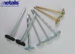 Ring Shank Hot Galvanized Roofing Nails 2.5"XBWG9 With Rubber Washer