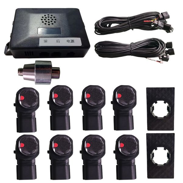 Ultrasonic Reverse Parking Sensor Detection System Wireless Front Rear Radar For Vehicles