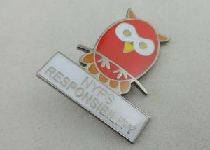 Wholesale NYPS promotional lapel pins By Iron Stamped With Safety Pin And Epoxy from china suppliers