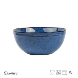 China Round Ceramic Soup Bowls Custom Stoneware Reactive Glaze 7.5 Inch / 6.9 Inch on sale