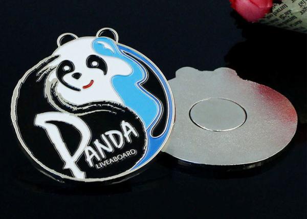 Zinc alloy metal panda magnetic paint refrigerator magnets tourist attractions