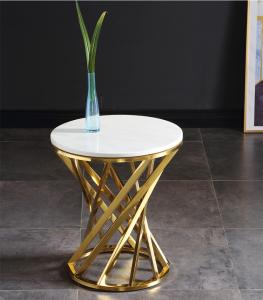 Wholesale 30kg Glossy Tempering Glass / Round Marble End Table For Living Room from china suppliers