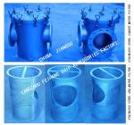Stainless Steel Right Angle Sea Water Filter BRS250 CB/T497-2012 For Bulk Sea