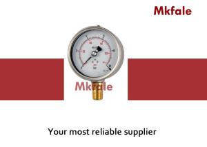 Wholesale Brass Connection Liquid Filled Pressure Gauge With Bayonet Case from china suppliers