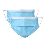 Anti Flu 3 Ply Non Woven Face Mask Breathable Comfortable Fit Light Weight