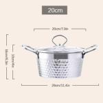 Amazon Top Seller Kitchen Cooking Ware Induction Stainless Steel 304 Korean