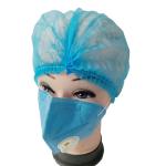 PP Nonwoven Disposable Bouffant Caps , Colorful Disposable Scrub Caps