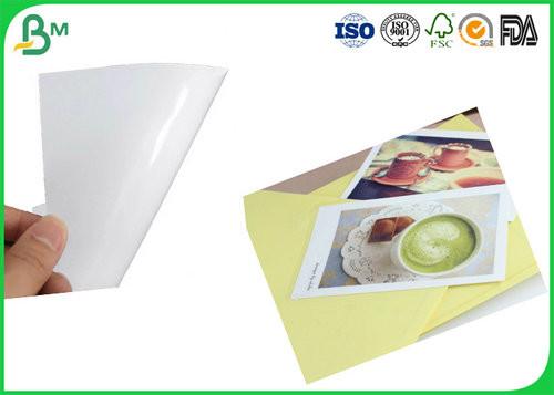 Waterproof High Glossy Photo Cardboard Paper Roll , Photographic Background