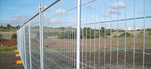Wholesale Wire Mesh Infilled Construction Site Temporary Steel Fence Hot Dip Galvanized from china suppliers