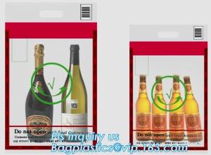 Wholesale ICAO Duty Free Packaging, STEBs Bags, Custom Airport Store, Retail Shop Security Bags, Tamper Evident Proof from china suppliers