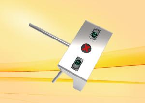 Wholesale Intelligent stainless steel vertical tripod turnstile half height with fingerprint + RFID reader from china suppliers