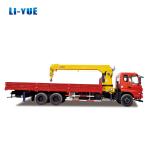 Construction Lifting Capacity 1 - 14 Ton Truck Crane For Dongfeng Foton Sinotruk